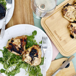 Curried BBQ Chicken Thighs